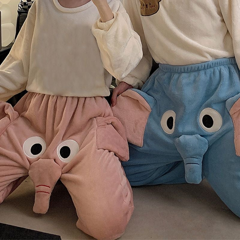 Couple Elephant Home Pants