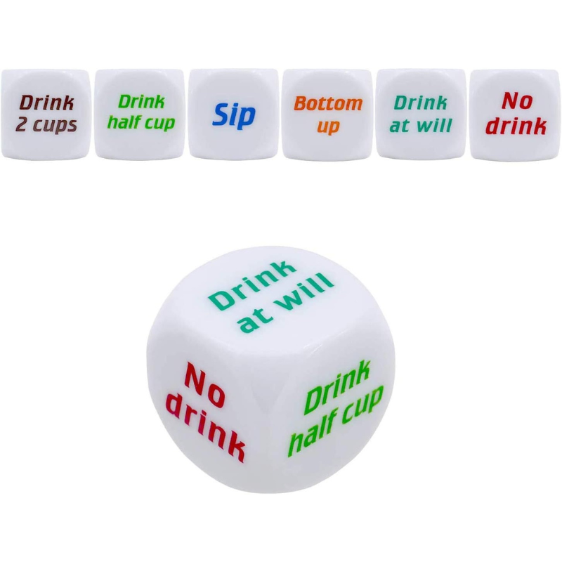 Drinking Game Dice (2PCS)