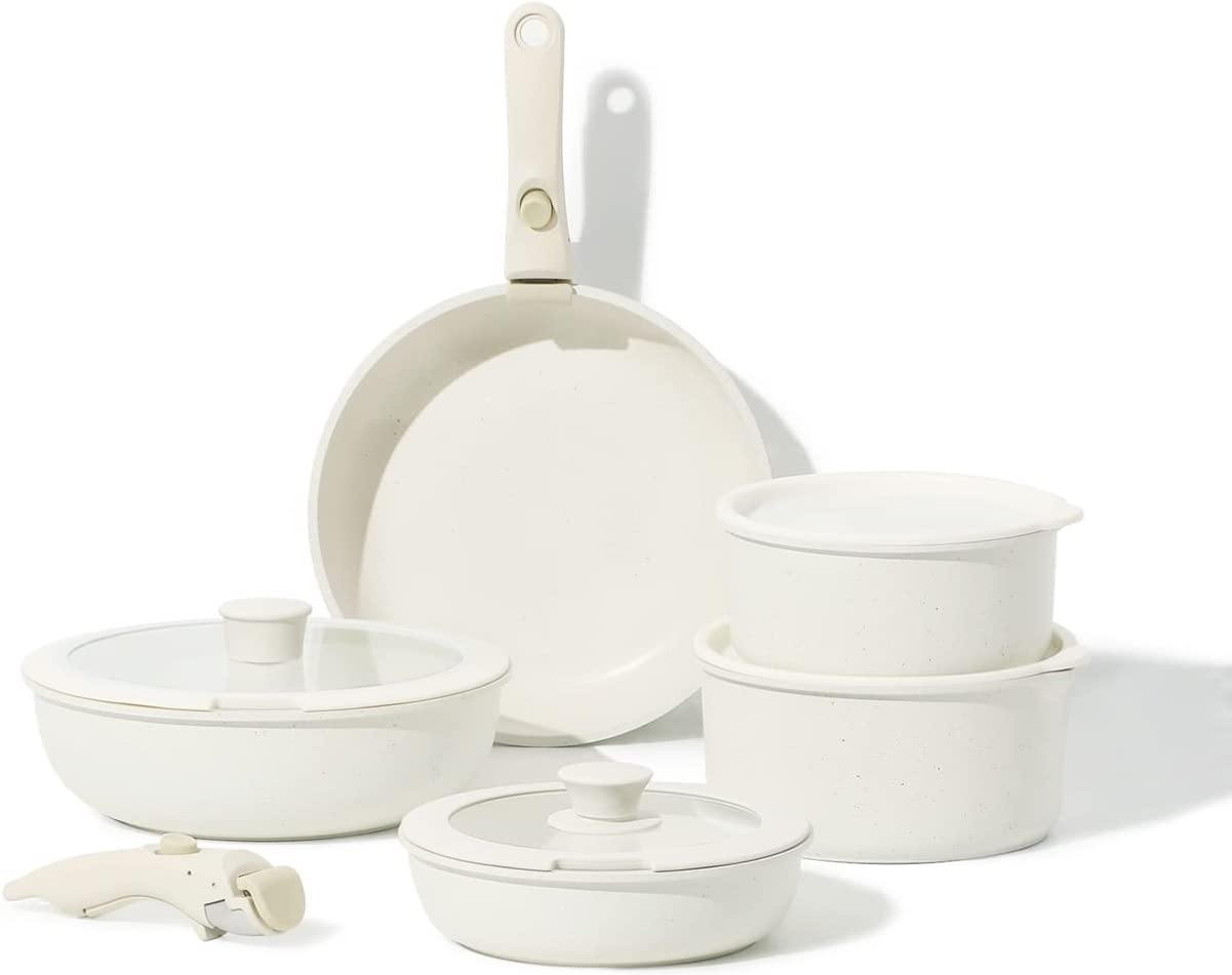 Nonstick Cookware Set Detachable Handle