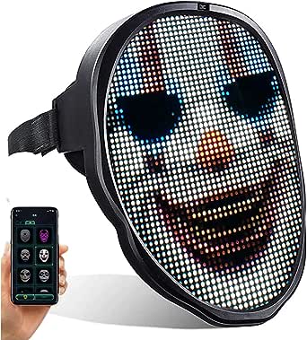 Halloween LED Face Mask