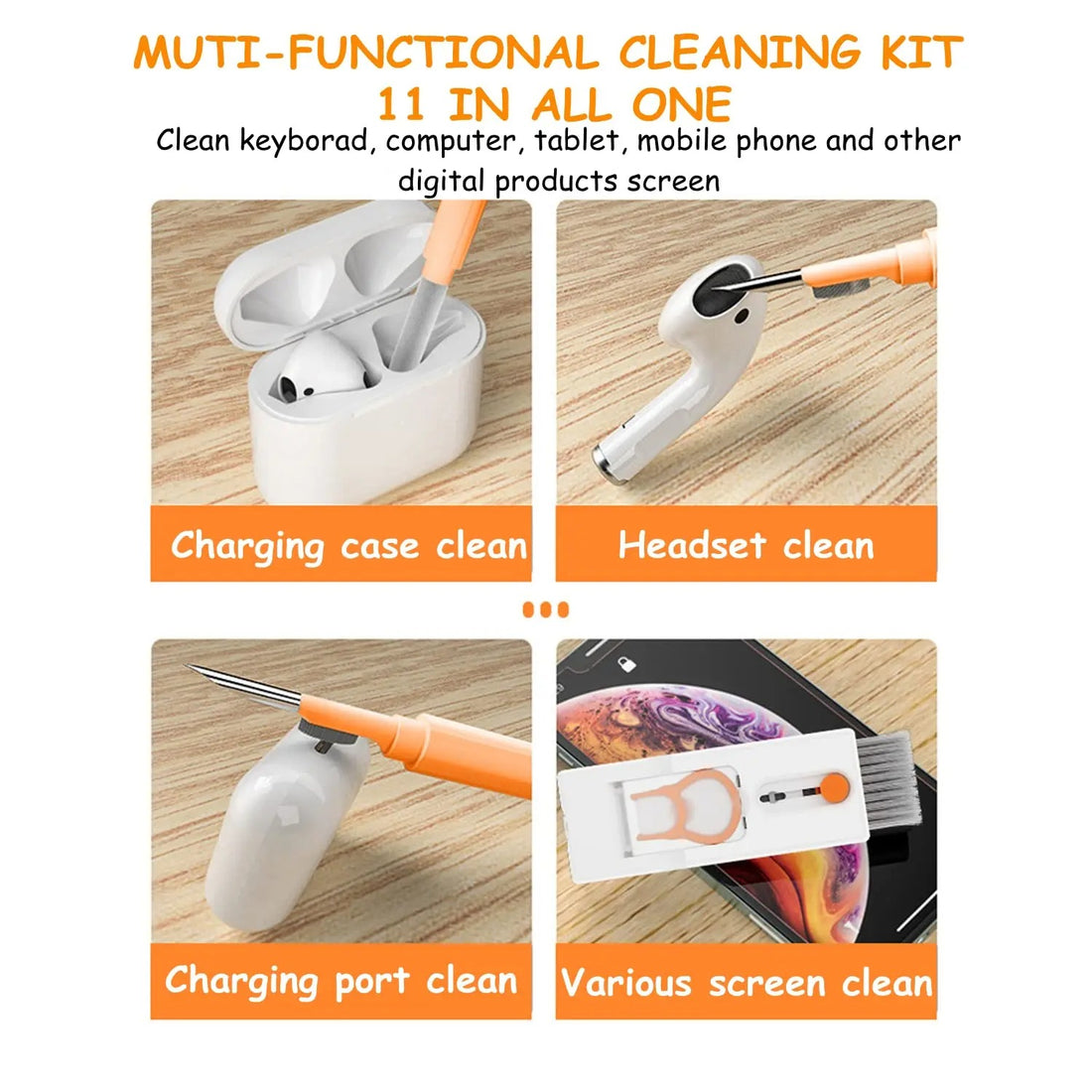 7-in-1 PC & Phone Cleaner