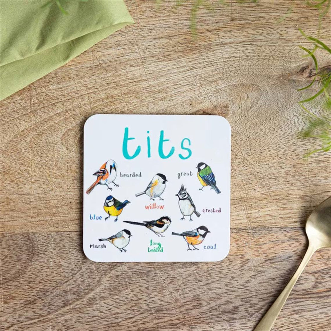 Funny Bird Pun Coasters (Set Of 6)