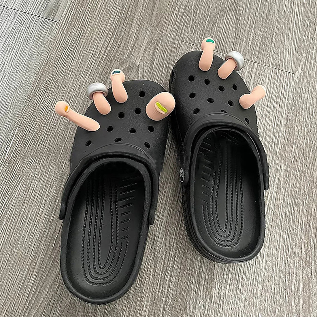 Realistic Croc Toes