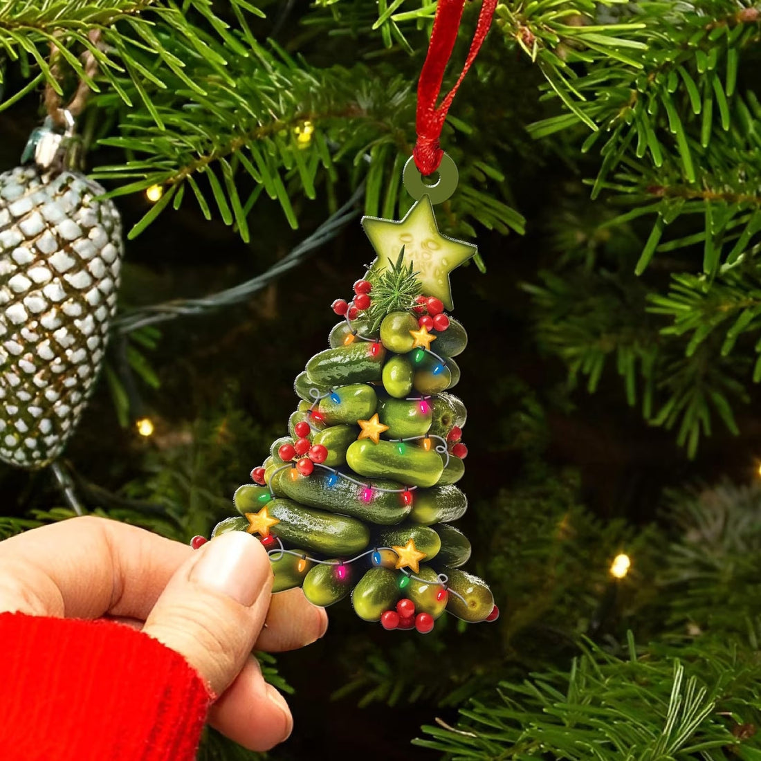 Christmas Pickles Tree Ornament