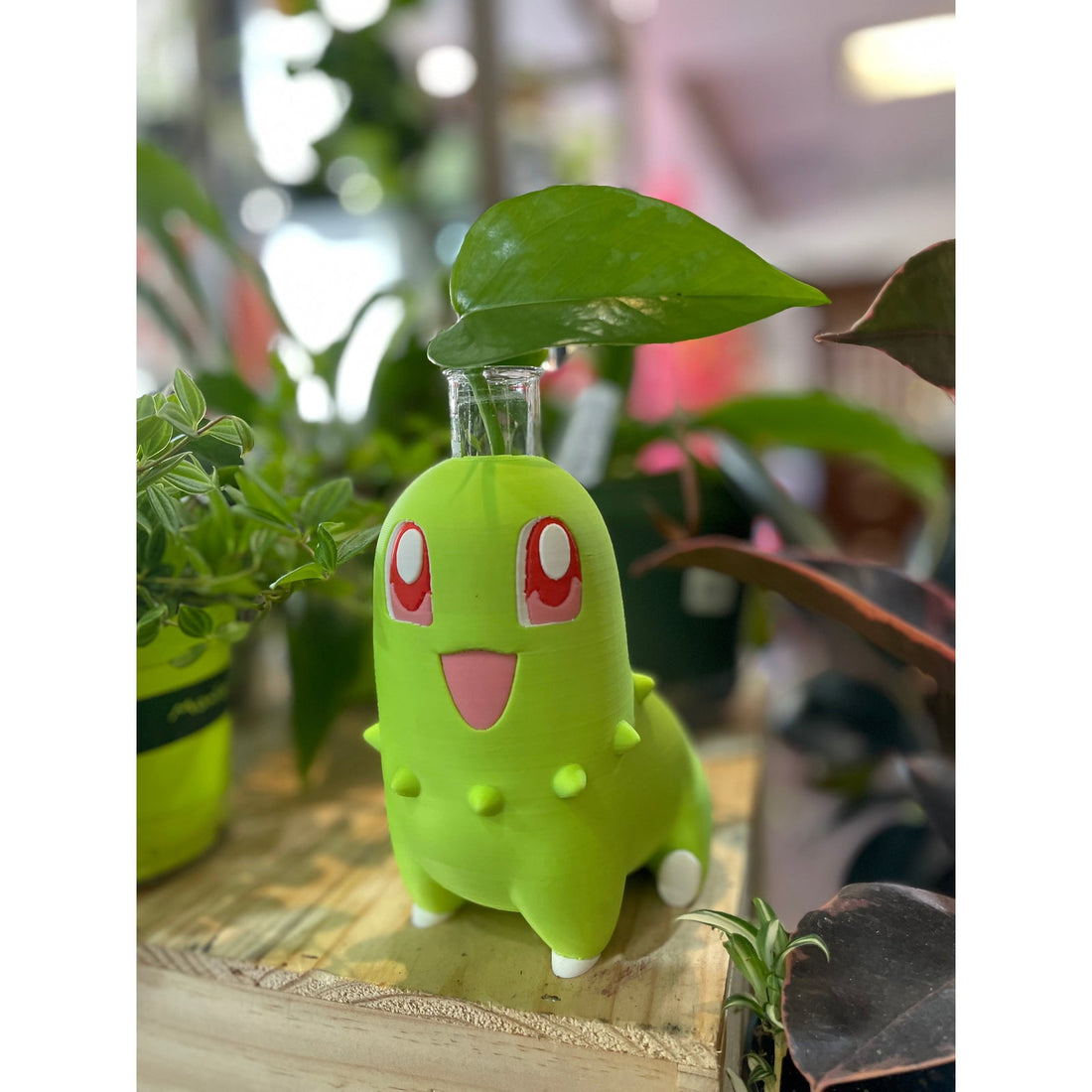 Chikorita Test Tube Planter